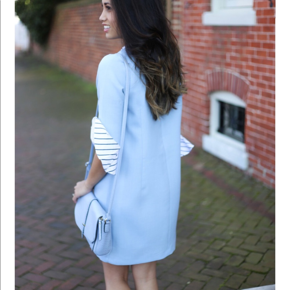 Baby blue dress
